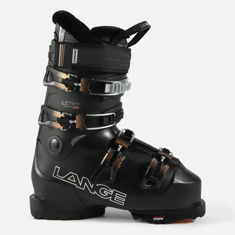 2024/25 Lange LX 75W HV Ladie's Ski Boot in Black- Bronze